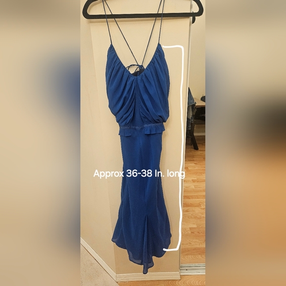 Club Monaco Blue Dress Size 6 - Picture 7 of 7